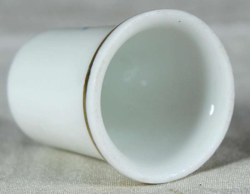 Bone China thimble - Strasbourg