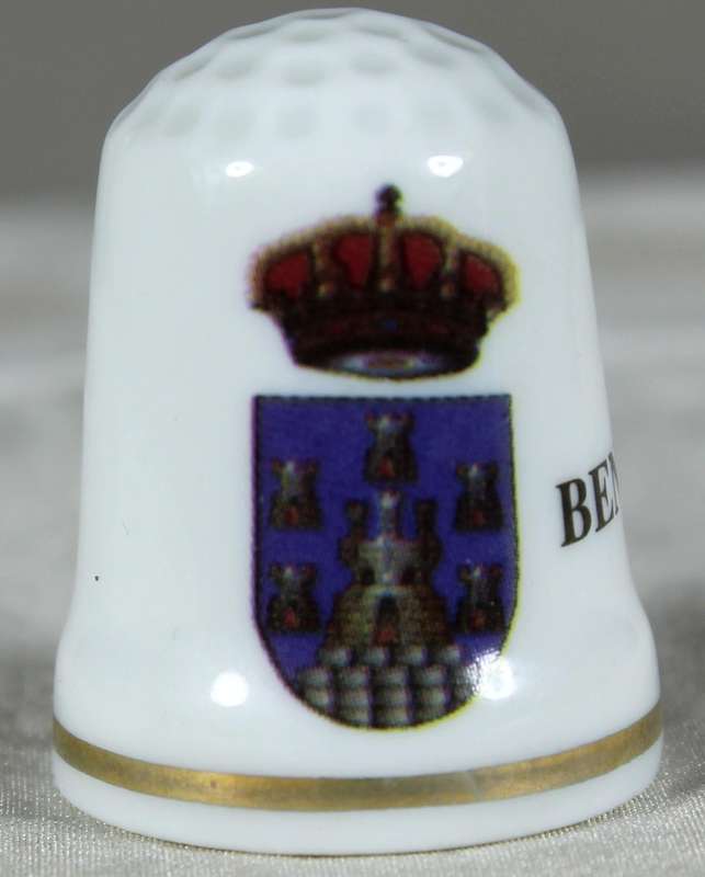 Bone China thimble - Benahavis