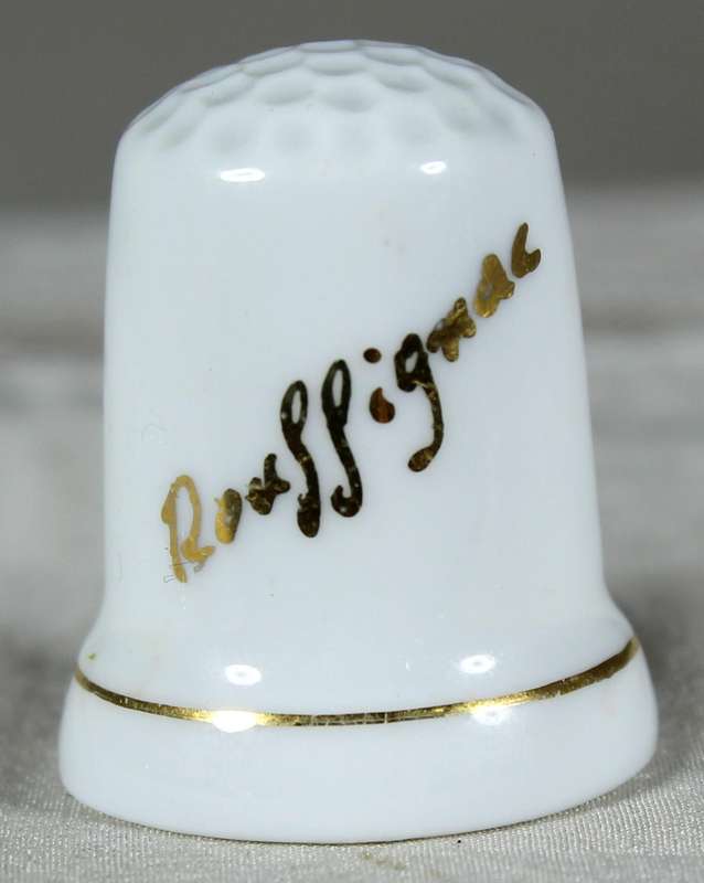 Bone China thimble - Rouffignae