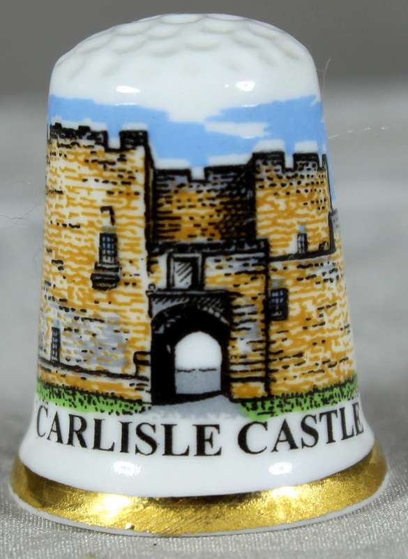 Bone China thimble - Carlisle Castle