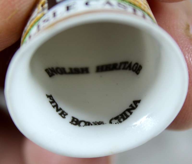Bone China thimble - Carlisle Castle