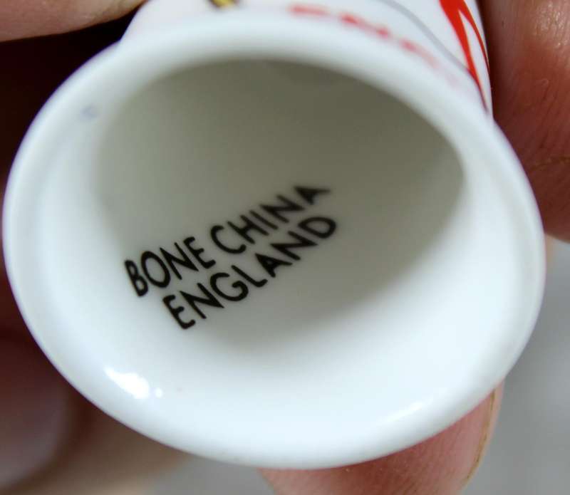 Bone China thimble - England