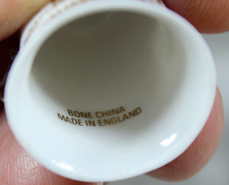 Bone China thimble - Salisbury Cathedral