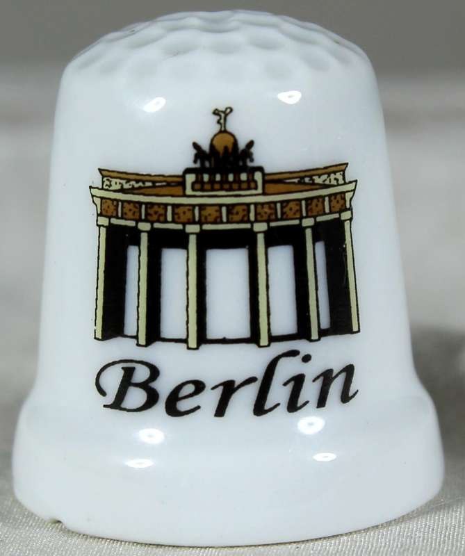 Bone China thimble - Berlin