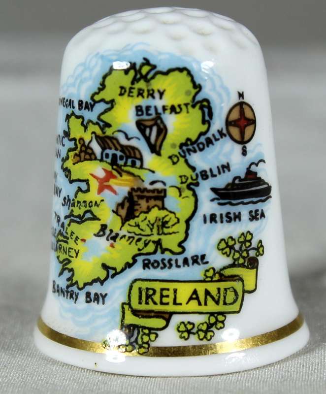 Bone China thimble - Skibberene Ireland