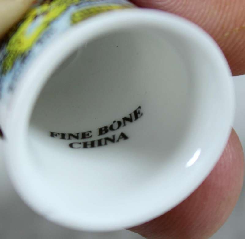 Bone China thimble - Skibberene Ireland