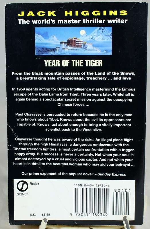 Jack Higgins - Year of the tiger