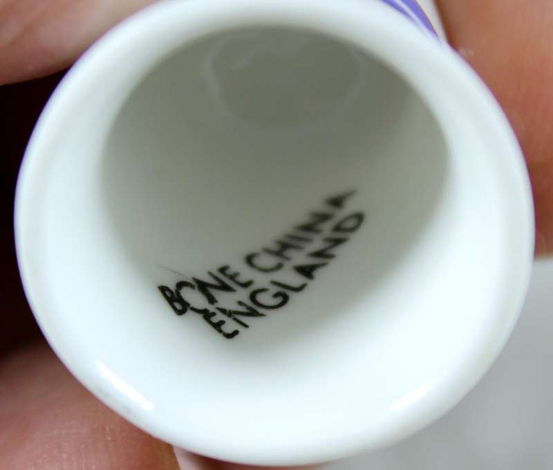 Bone China thimble - Scotland