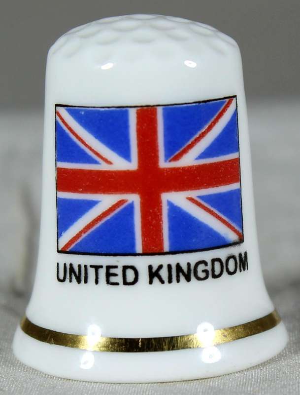 Bone China thimble - United Kingdom - Norfolk