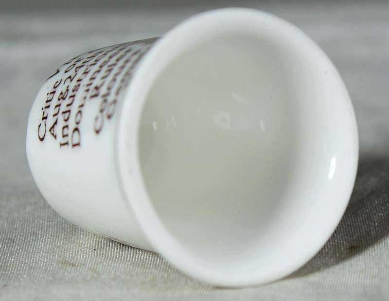 Bone China thimble - Virgo