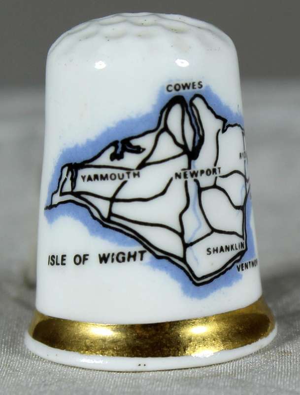 Bone China thimble - Highdown Inn - Finsbury