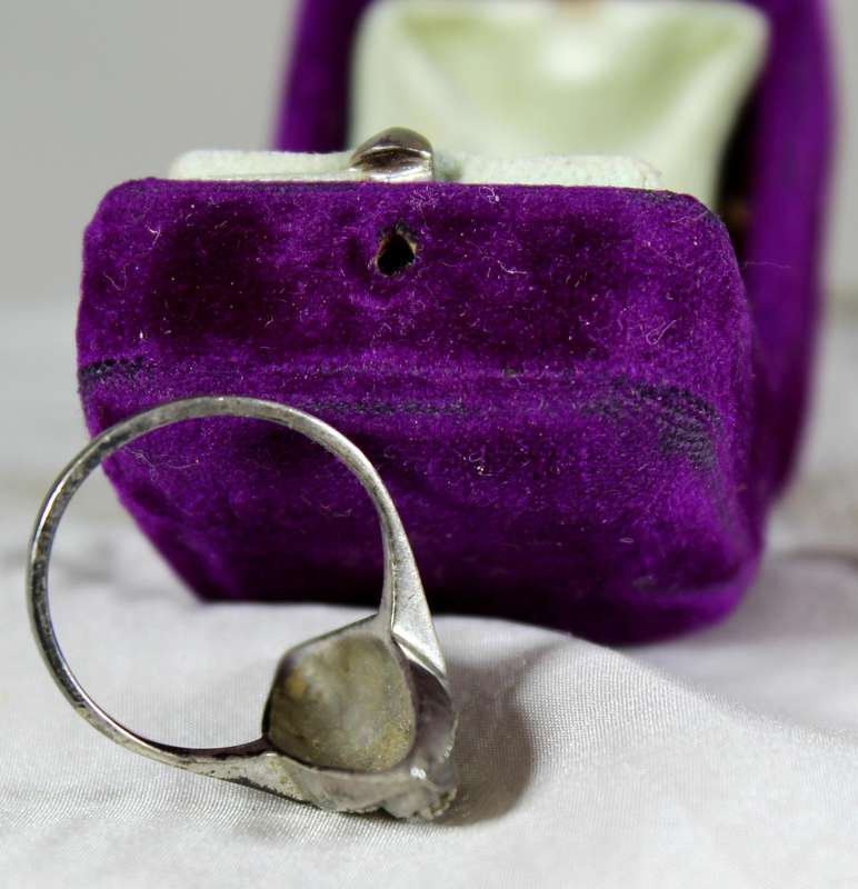 Sterling silver marcasite ring