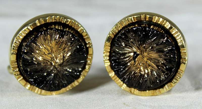 Pair of stone look cuff-links