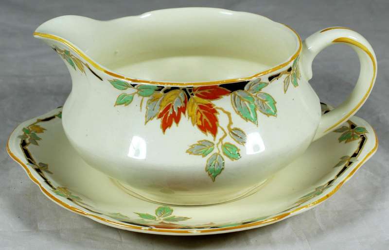 Alfred Meaken - gravy boat & saucer