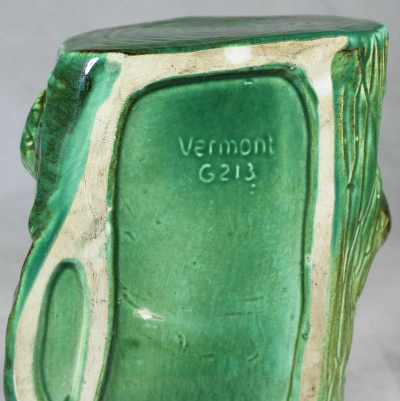 Large Vermont log vase