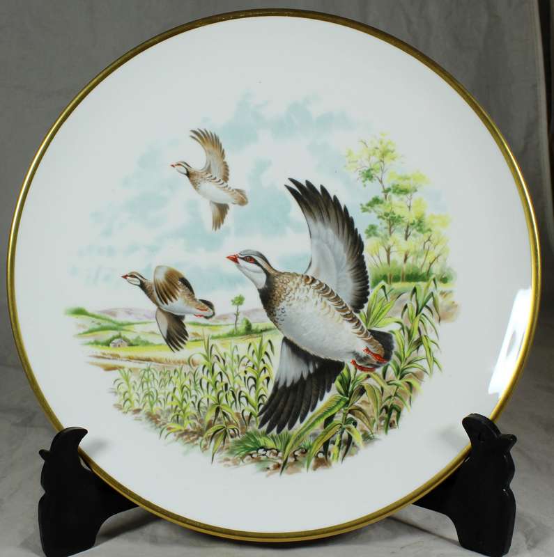 Royal Chelsea - birds of the countryside - red-legged partridge
