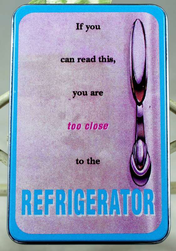 Fridge Magnet - If you can read this you are to close to the refrigerator