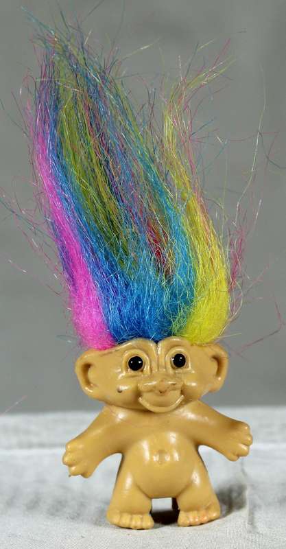 Small Russ troll with multi-color hair