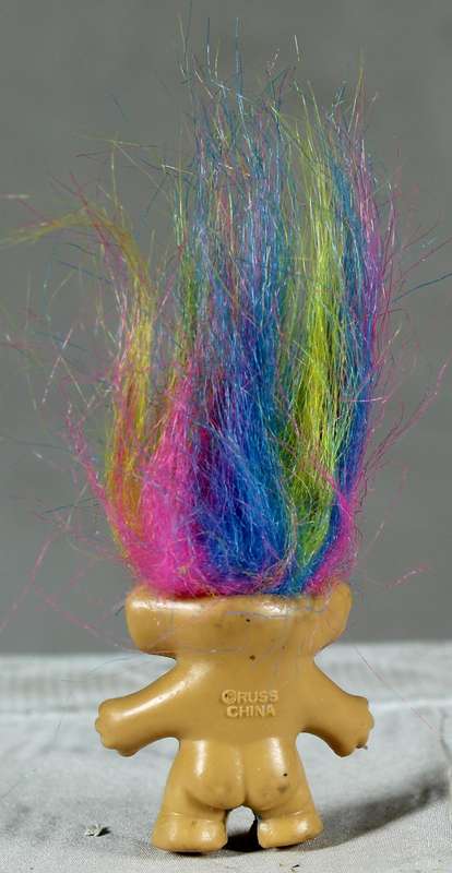 Small Russ troll with multi-color hair