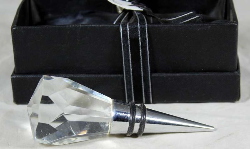 Crystal bottle stopper