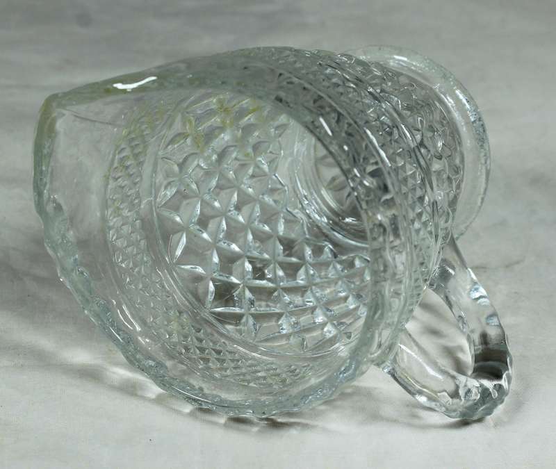 Glass milk jug
