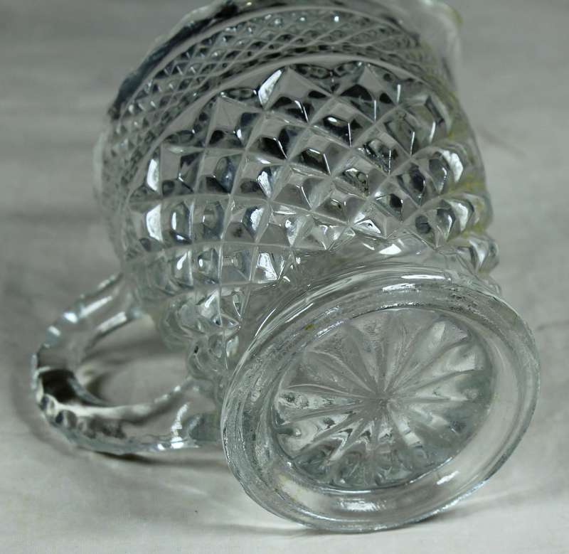Glass milk jug