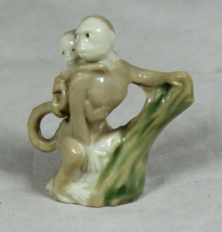 Wade monkey mother and child