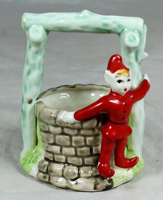 Pixie at the well