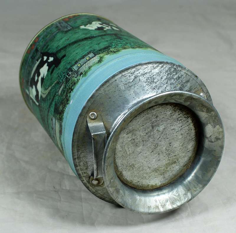 Silver tree farm milk can