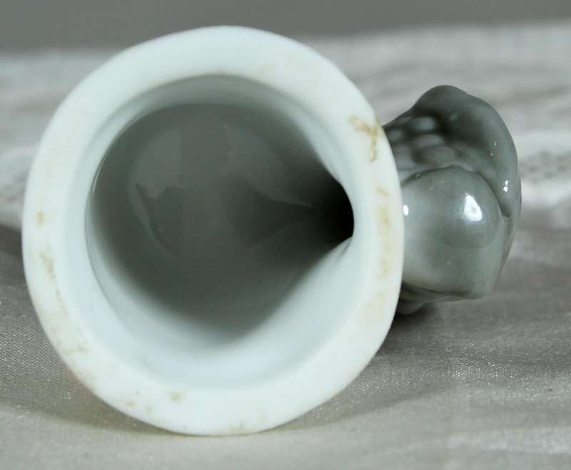 Bone China thimble - Fuerteven tura with owl