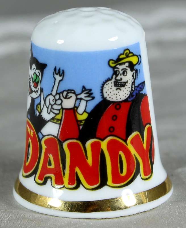 Bone China thimble - Dandy(comics)