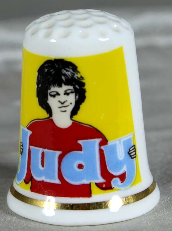Bone China thimble - Judy