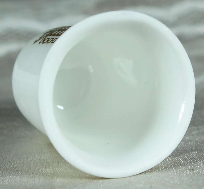 Bone China thimble - Golden drawgate
