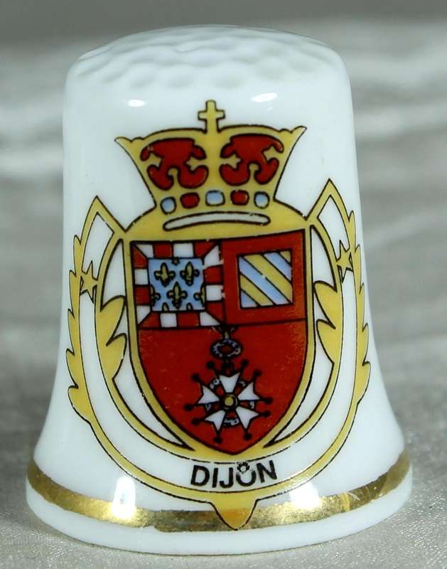 Bone China thimble - Dijon