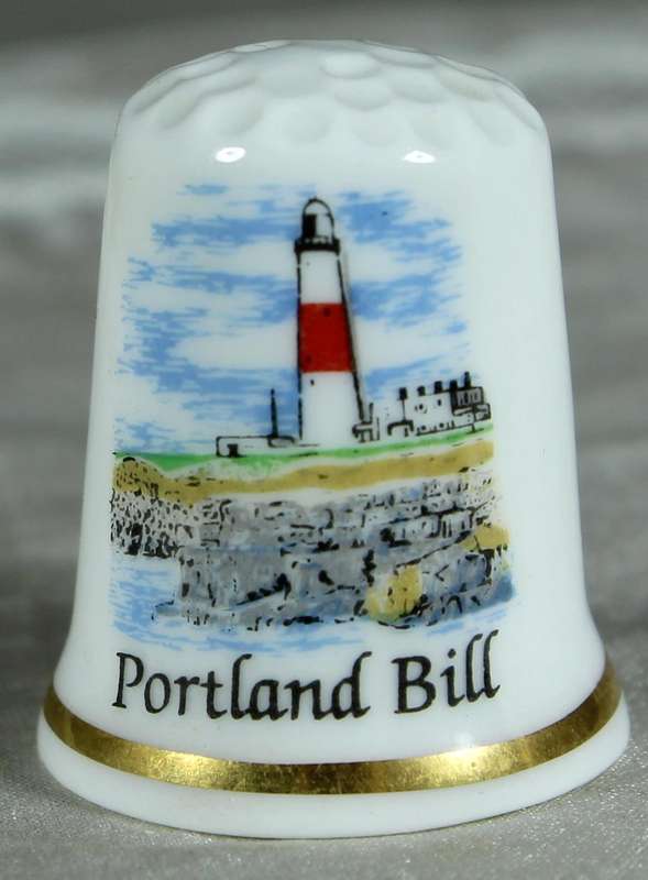 Bone China thimble - Portland Bill