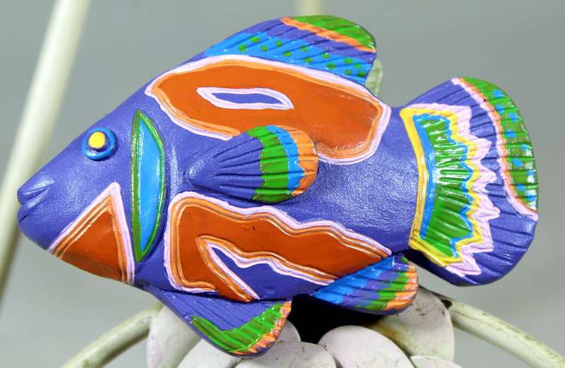 Fridge Magnet - Purple fish