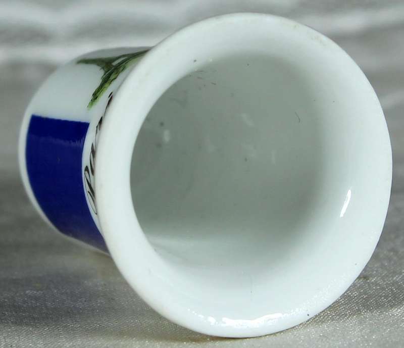 Bone China thimble - Paris France