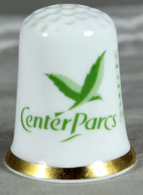 Bone China thimble - Center Parcs