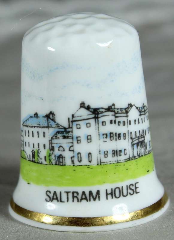 Bone China thimble - Saltram House - National Trust