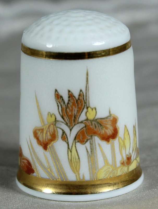 Bone China thimble - Chokin Kiyomasa Japan