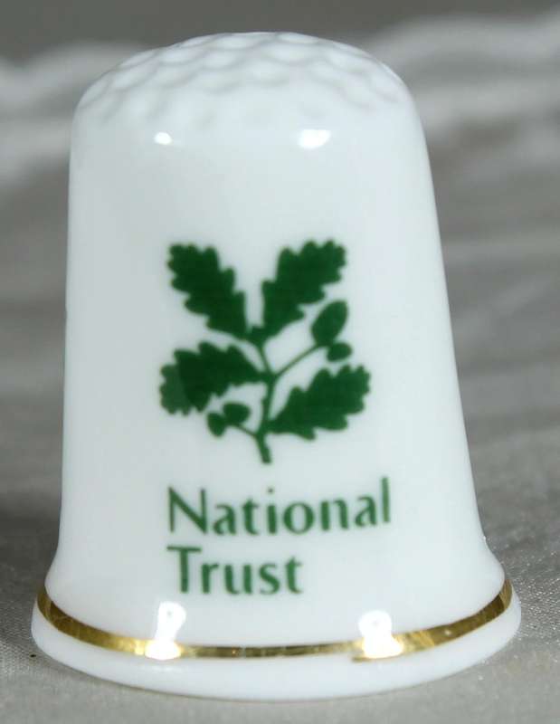 Bone China thimble - Ham house - the National trust