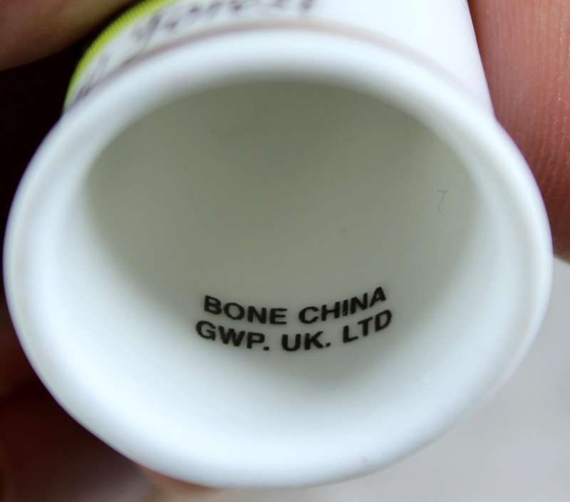 Bone China thimble - New Forest - GWP