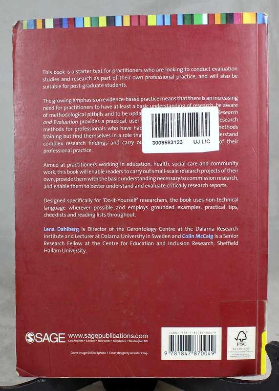 Dahlbarg/McCaig - Practical research and evaluation
