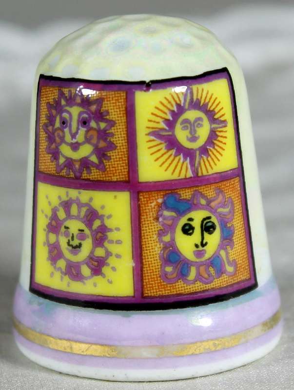 Bone China thimble - Orlando Florida