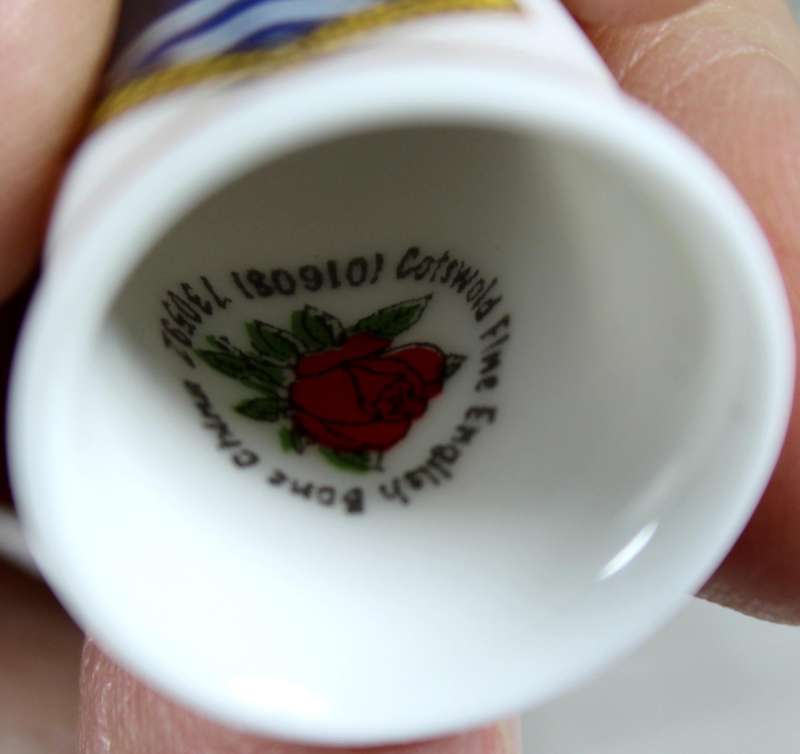 Bone China thimble - HMS Belfast - Cotswold