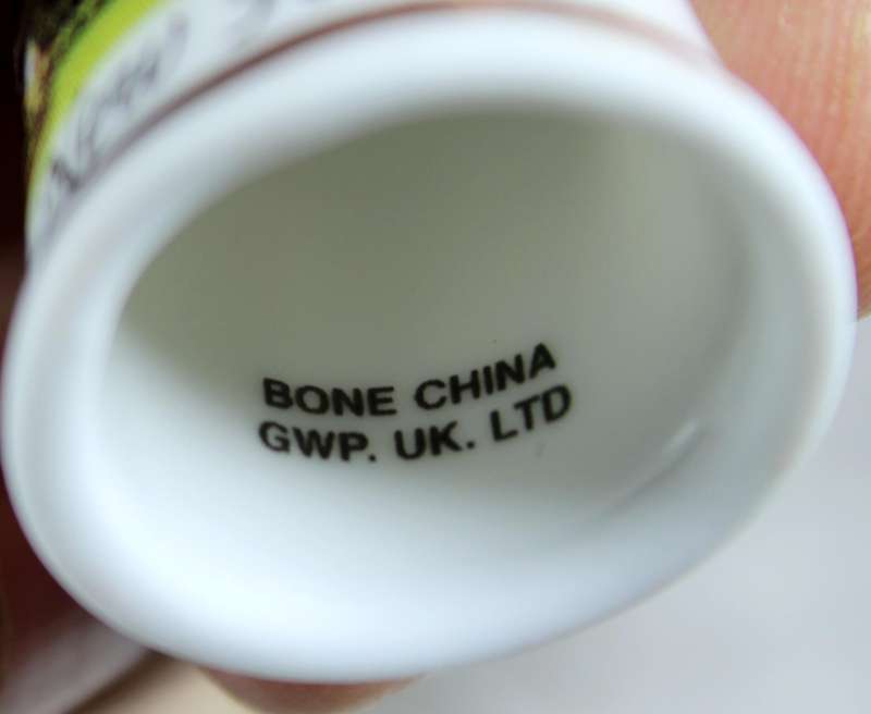 Bone China thimble - New Forest - GWP