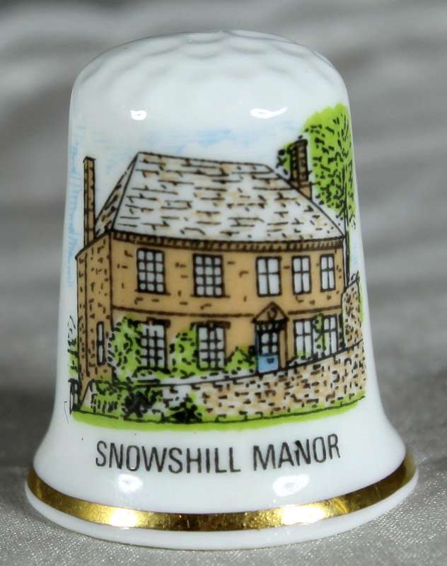 Bone China thimble - Snowshill manor - National trust