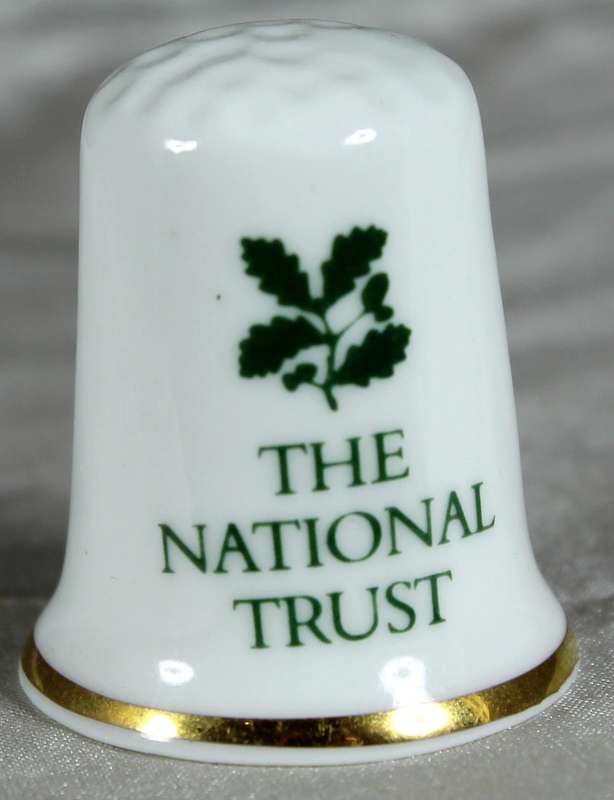 Bone China thimble - Snowshill manor - National trust