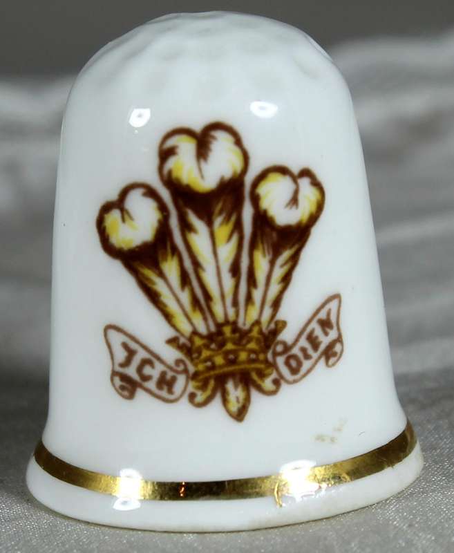 Bone China thimble - Charles & Diana - Sutherland