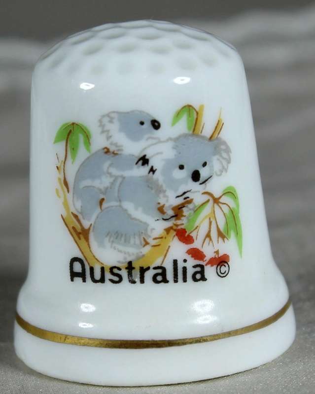 Bone China thimble - Australia